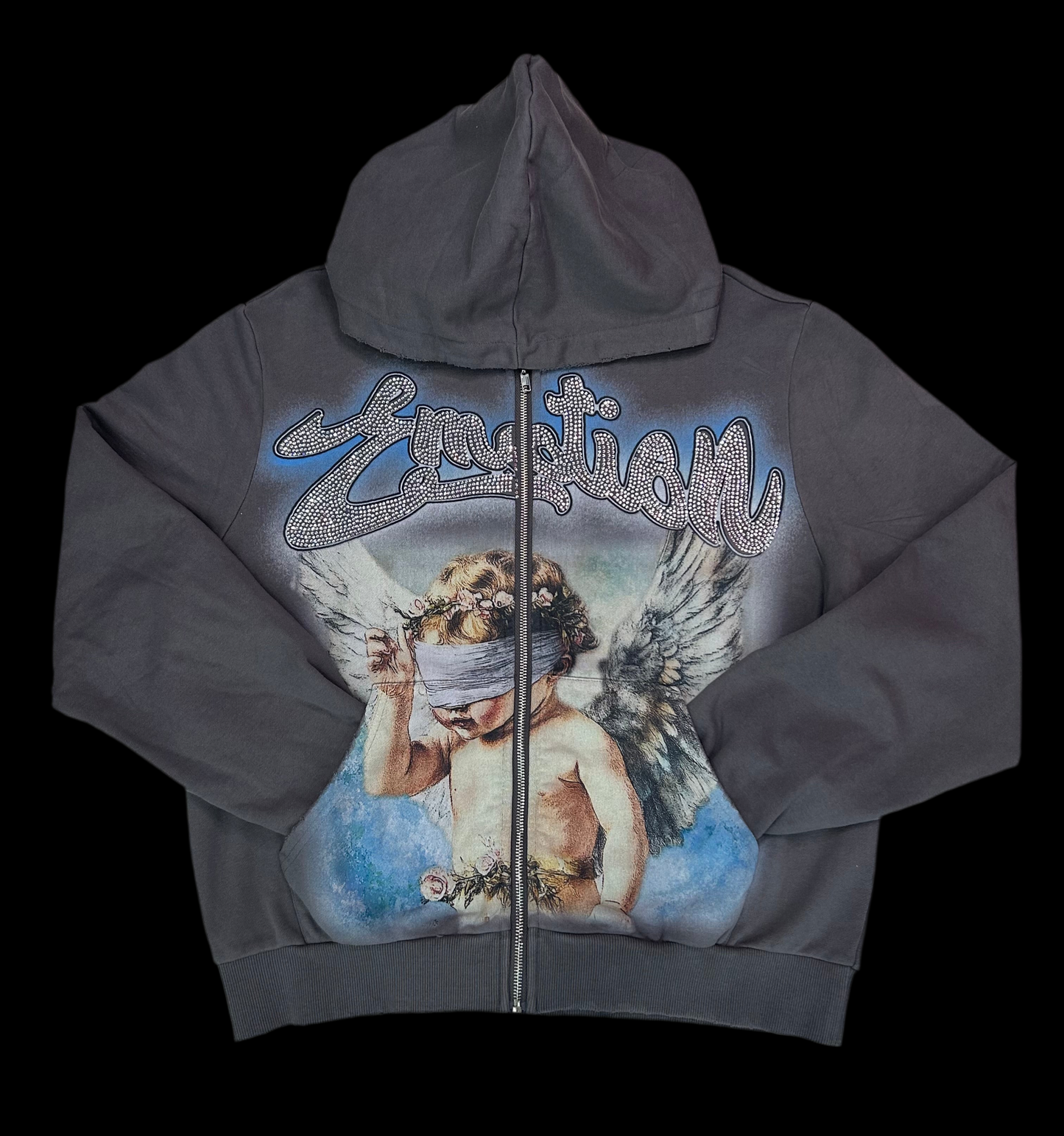 Grey”Rhinetone” Hoodie