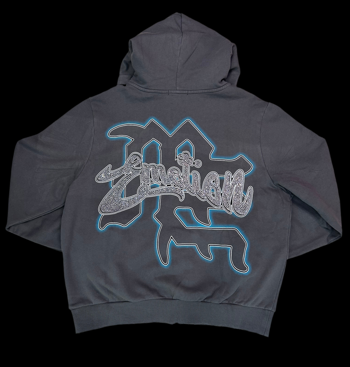 Grey”Rhinetone” Hoodie