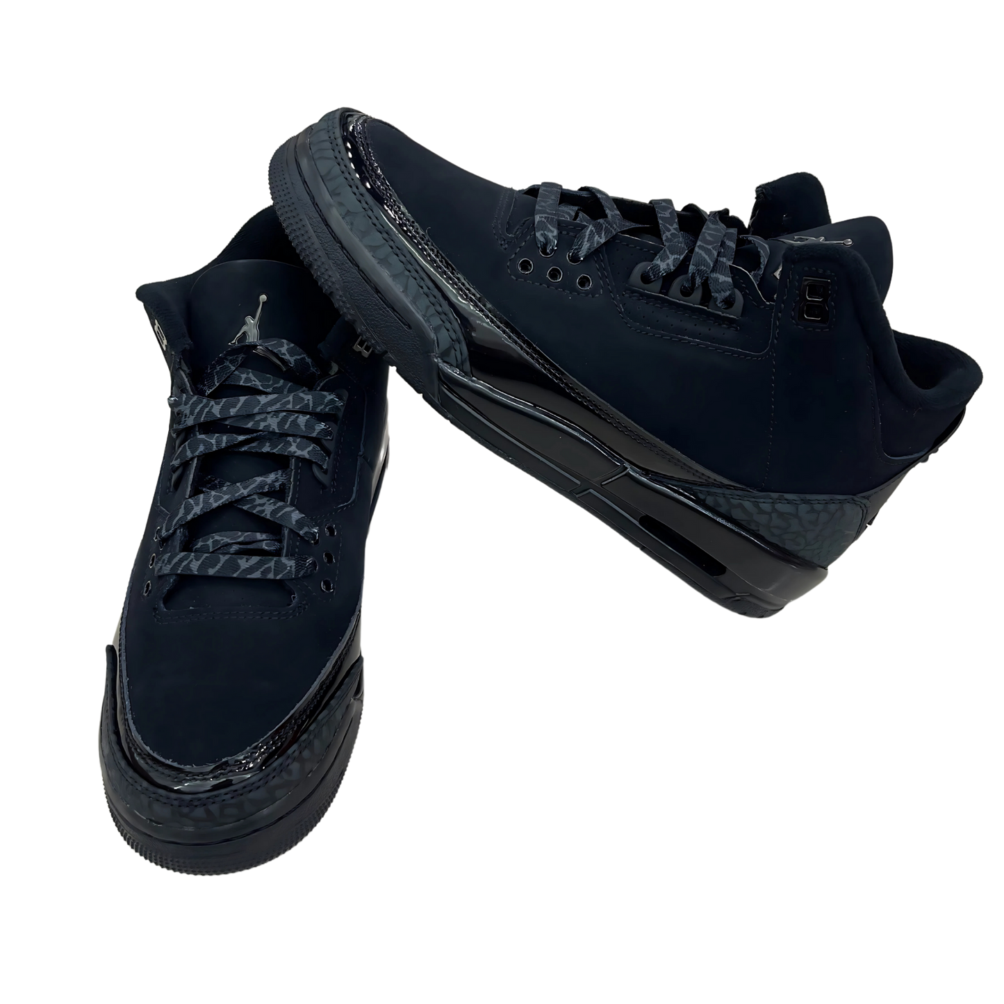 Jordans Retro 3 Full Black