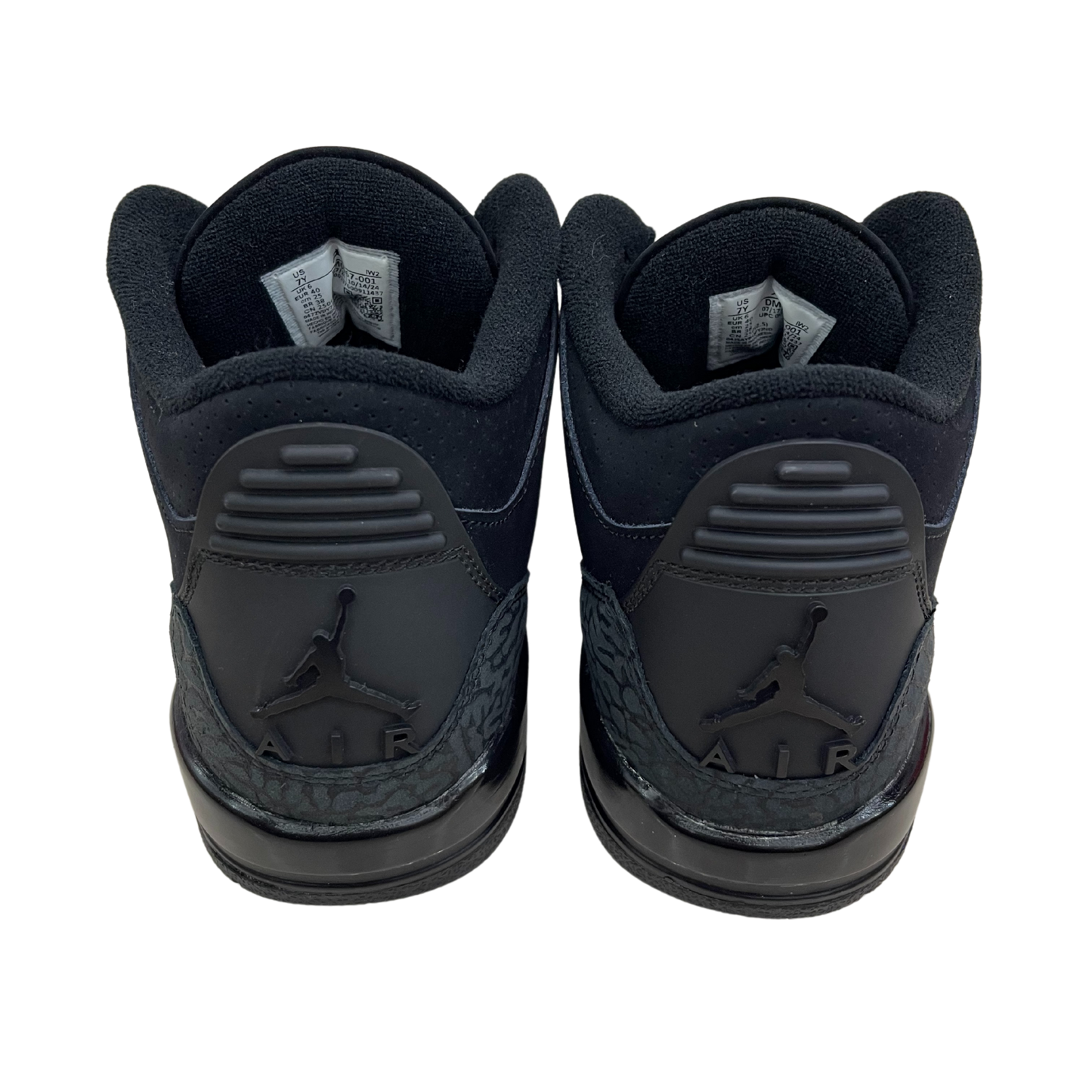 Jordans Retro 3 Full Black